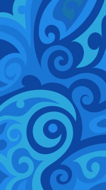 girdapları ve eğrileri olan soyut dikey arkaplan