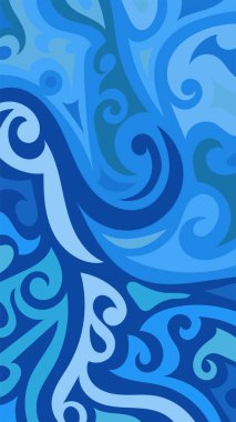 girdapları ve eğrileri olan soyut dikey arkaplan