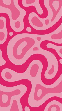 Blob şekli veya eğrileri ve noktaları olan soyut arkaplan veya duvar kağıdı dikey yönelimi.