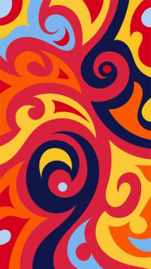 dikey soyut arkaplan ya da süslü kıvrımlı duvar kağıdı. akan eğriler soyut arkaplan.