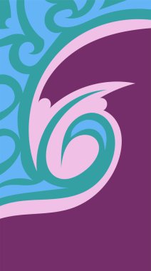 dikey soyut arkaplan ya da süslü kıvrımlı duvar kağıdı. akan eğriler soyut arkaplan.