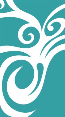 Sanatsal girdaplar ve eğrilerle soyut arkaplan.