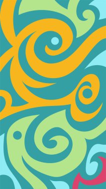 dikey soyut arkaplan ya da süslü kıvrımlı duvar kağıdı. akan eğriler soyut arkaplan.