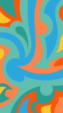 Sanatsal girdaplar ve eğrilerle soyut arkaplan.