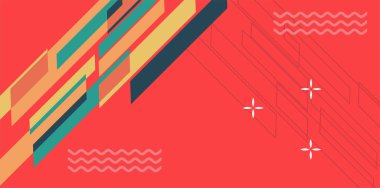 geometrik arka plan veya duvar kağıdı.