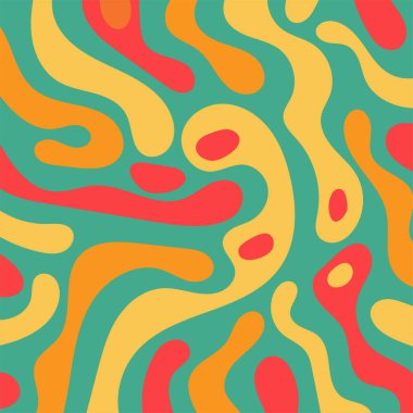 Damlalar akan şekillerle soyut arkaplan