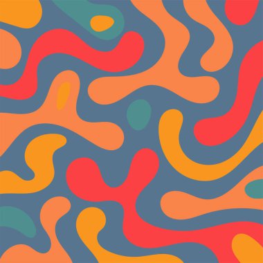 Damlalar akan şekillerle soyut arkaplan