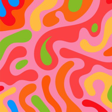 Damlalar akan şekillerle soyut arkaplan