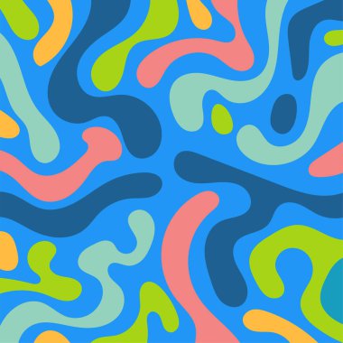 Damlalar akan şekillerle soyut arkaplan