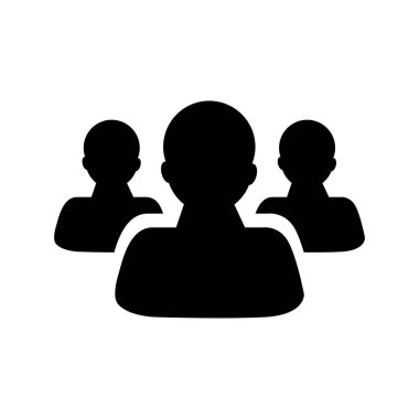 Ortaklık ikonu, iş müşterisi, tesis lideri çizgisi sembolü.  