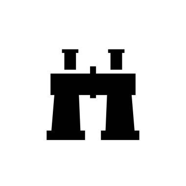 binoküler vektör gösterimi. ticari vizyon sembolü veya simgesi.