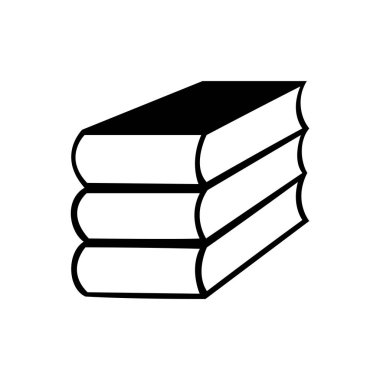 Okumak için kitap yığınları, eğitim için kitap yığınları. Edebiyat seti, sözlükler, ansiklopediler, yer imli planlamacılar. Simge vektör illüstrasyonu