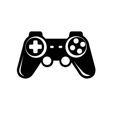 Oyun denetleyici simgesi, PS çubuk sembolü işaret çizelgesi logo şablonu herhangi bir amaç için izole edildi