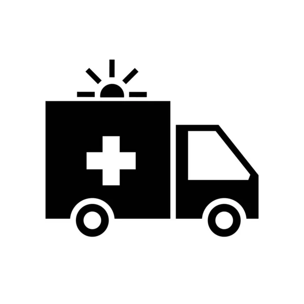 Delivery Truck Icon Box Truck Symbol Vector Illustration Template White — Stock Vector
