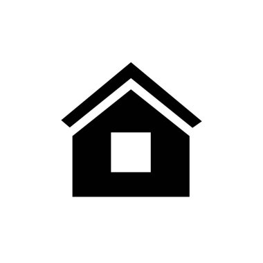 ev simgesi, akıllı ev geliştiricisi sembol işareti vektör illüstrasyon şablonu herhangi bir amaç için izole edildi