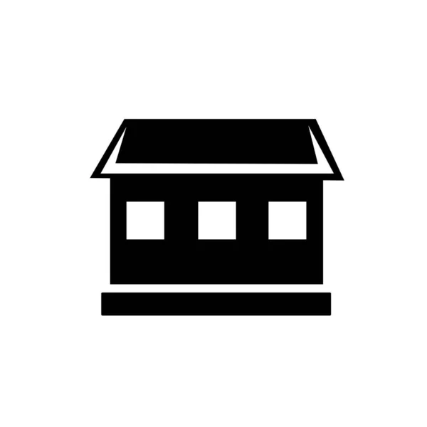 家のアイコン スマートハウス開発者のシンボルサインベクトルイラストロゴテンプレート任意の目的のために隔離 — ストックベクタ