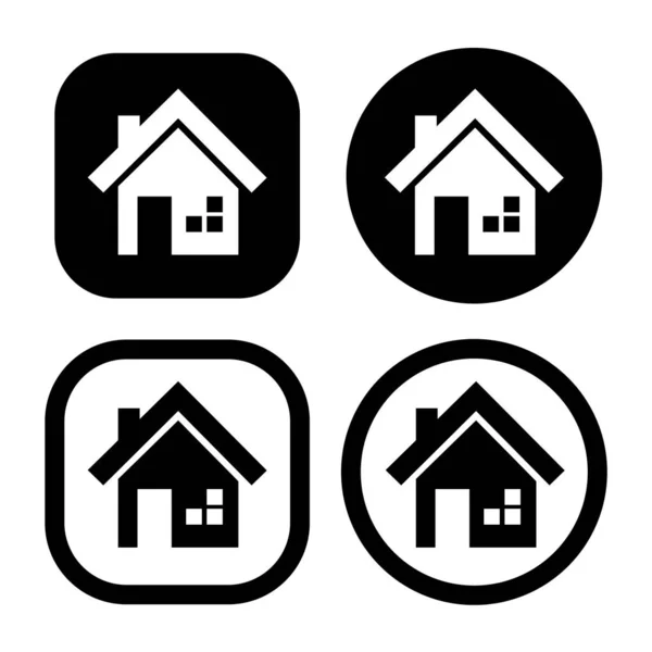 Huis Pictogram Slimme Huis Ontwikkelaar Symbool Teken Vector Illustratie Logo — Stockvector