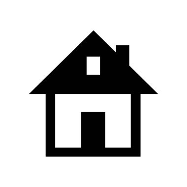 House or lodge flat icon vector illustration symbol Isolated template. residence home icon vector illustration logo template Isolated for any purpose.