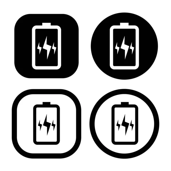 Full Power Battery Flat Icon Vector Illustration Symbol Isolated Template — Διανυσματικό Αρχείο
