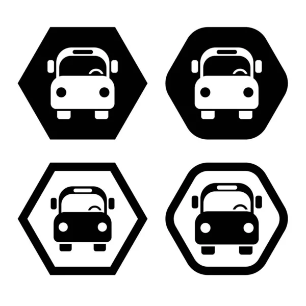 School Bus Icon Vector Illustration Symbol Isolated Template Bus Icon — Stockový vektor