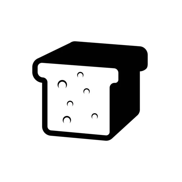 Bread Icon Vector Illustration Symbol Isolated Template Wheat Bread Icon — Vector de stock