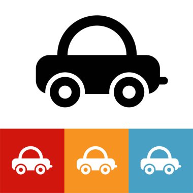 Çevre dostu araç logosu vektör illüstrasyon logosu izole edilmiş şablon. Çevre dostu araba sembolleri simge vektör illüstrasyon logo şablonu herhangi bir amaç için izole.