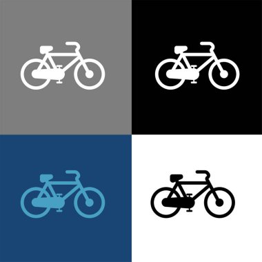 Bisiklet logosu vektör illüstrasyon logo şablonu herhangi bir amaç için. Herhangi bir amaç için izole edilmiş bisiklet ikonu vektör illüstrasyon logo şablonu. İzole edilmiş