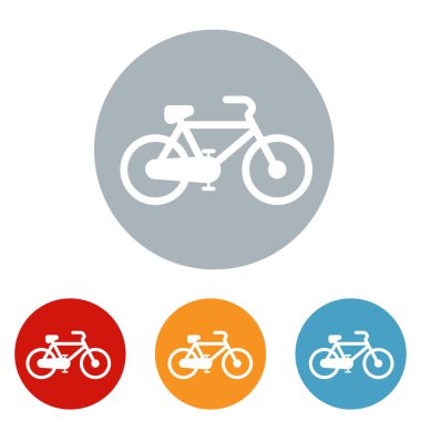 bicycle logo icon vector illustration logo template for any purpose. Isolated bike icon vector illustration logo template for any purpose. Isolated