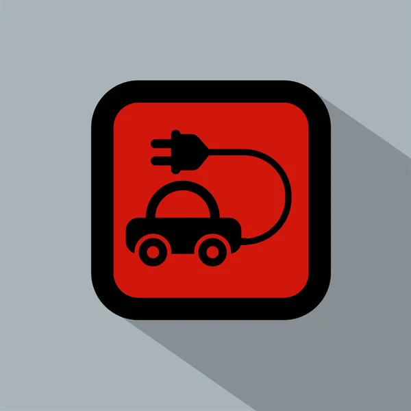 Eco Friendly Vehicle Logo Icon Vector Illustration Logo Isolated Template — Vetor de Stock
