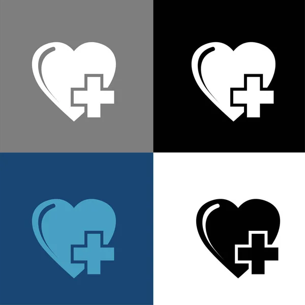 Hepatology Healthcare Logo Icon Vector Illustration Logo Isolated Template Gastroenterology — Vetor de Stock