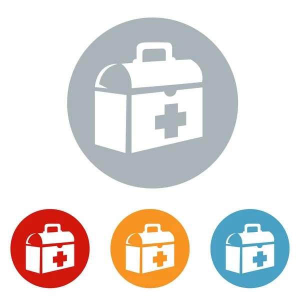 Medical Suitcase Icon Vector Medical Suitcase Logo Web Design Medical — Vector de stock