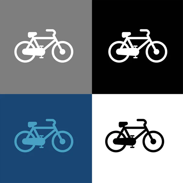 Bicycle Logo Icon Vector Illustration Logo Template Any Purpose Isolated — Stockvektor