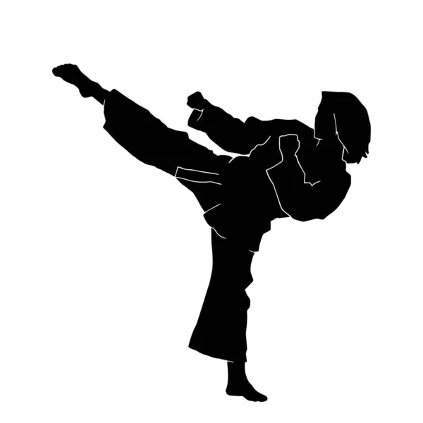 Karate girl Vector Art Stock Images | Depositphotos