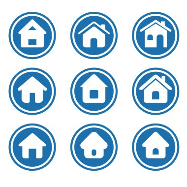 Web siteleri ve kullanıcı arayüzü için ev simgesi ayarlandı