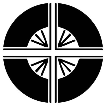 Japon klanı Kamon arması sembolü. Japon tarihi aile damgası sembolü.