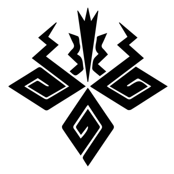 Japans Clan Kamon Wapen Symbool Japanse Oude Familiestempel Symbool — Stockvector