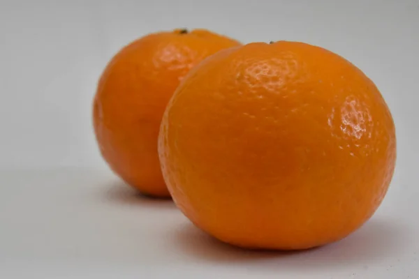 Świeże Owoce Pomarańczy Białym Tle — Zdjęcie stockowe