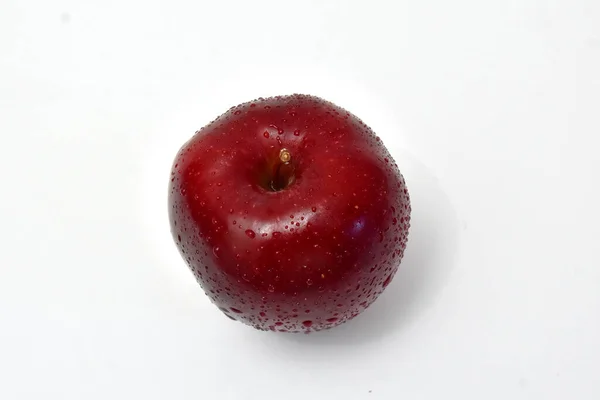 Lezzetli Taze Kırmızı Elmalar — Stok fotoğraf