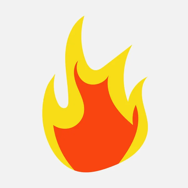 Опасность Возгорания Векторная Иллюстрация Иконке — стоковый вектор