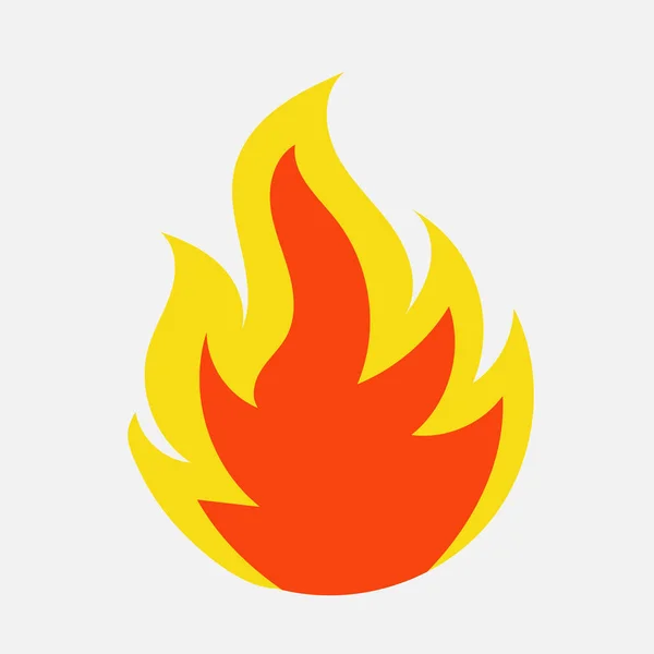 Brandfara Och Brandfarlig Ikon Vektor Illustration — Stock vektor
