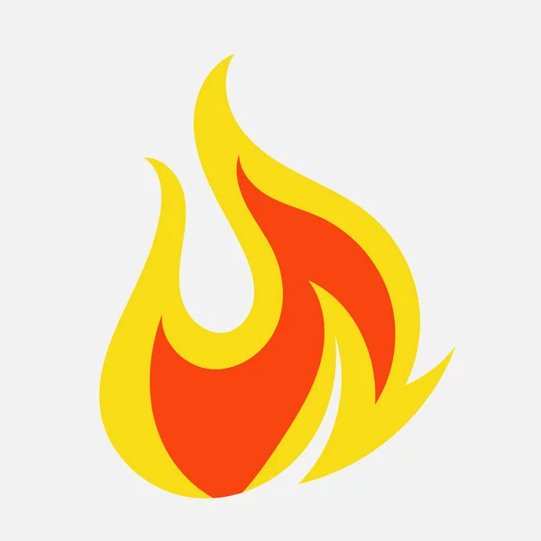 Brandfara Och Brandfarlig Ikon Vektor Illustration — Stock vektor