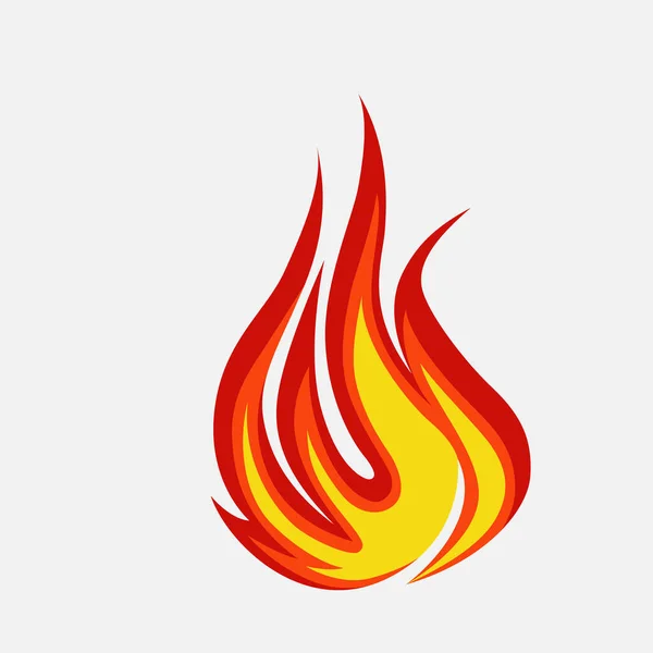 Опасность Возгорания Векторная Иллюстрация Иконке — стоковый вектор