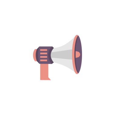 Tasarım ihtiyaçlarınız, logonuz, illüstrasyonunuz, animasyonunuz vs. için uygun megafon ikon vektör çizimleri.