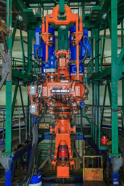 Close up of oil drill rig pump — Stock Photo, Image