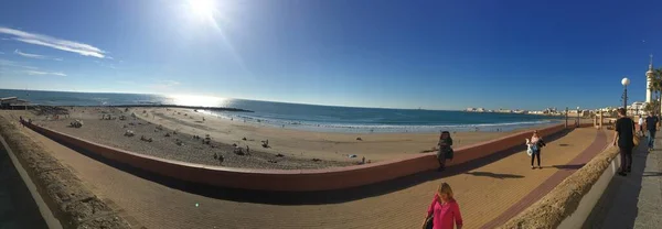 Прованс Cdiz Самые Красивые Пляжи Андалуке Вероятно Испании Уникальной Спокойной — стоковое фото