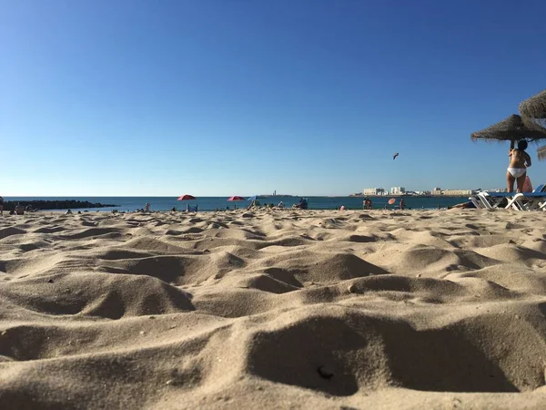 Província Cdiz Mais Belas Praias Andaluca Provavelmente Espanha Ambiente Único — Fotografia de Stock