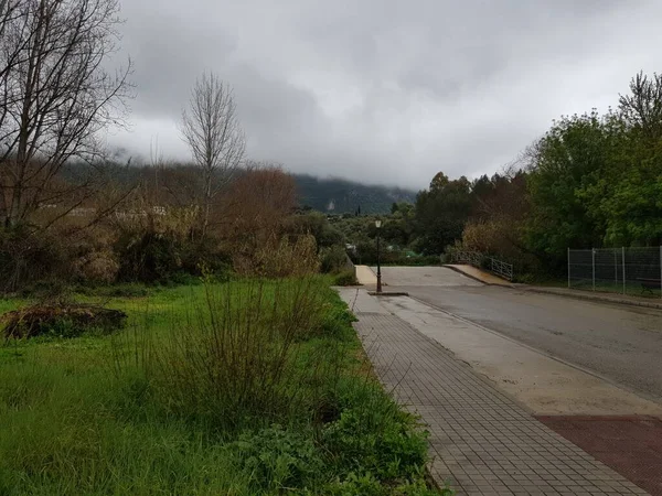 Bilder Platser Staden Bosque Vacker Stad Bergen Cadiz Fontäner Hus — Stockfoto