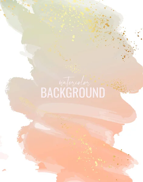 Watercolor paint background stain splash minimal element in vector — 스톡 벡터