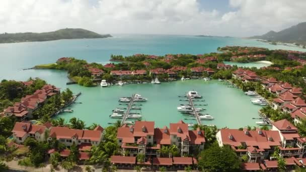 Volare Yacht Nelle Seychelles — Video Stock