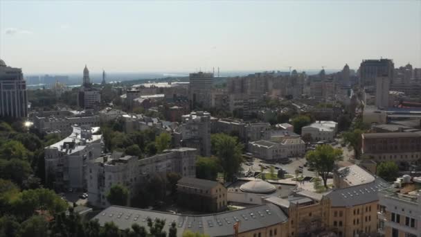 Panorama Kiev Verano Edificios Altos — Vídeo de stock